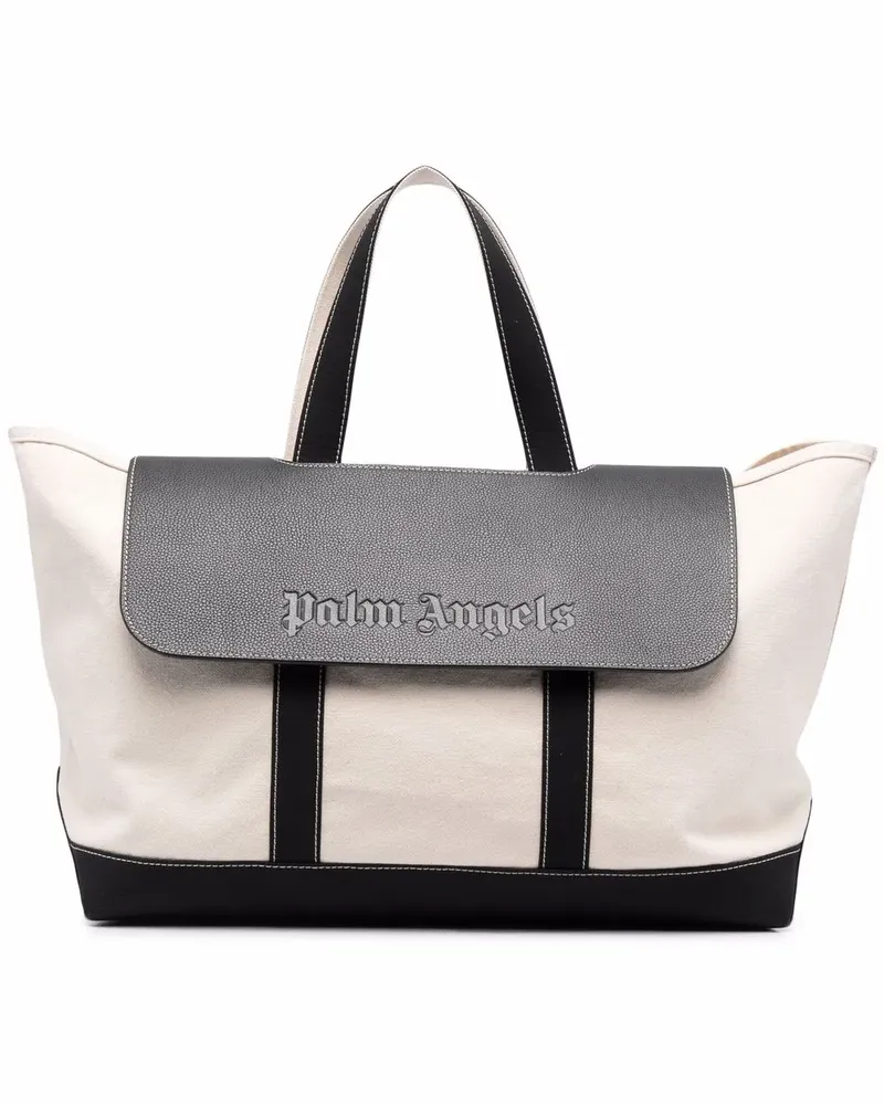 Palm Angels Handtasche mit Logo-Klappe - 1010 BLACK BLACK 1010