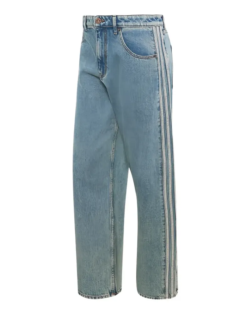adidas Jeans mit Seitenstreifen - Blau Blau