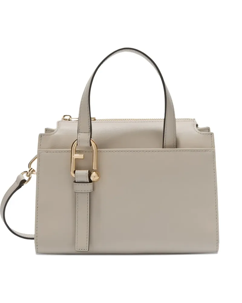 Furla Kleine Nuvola Boston Handtasche - Grau Grau
