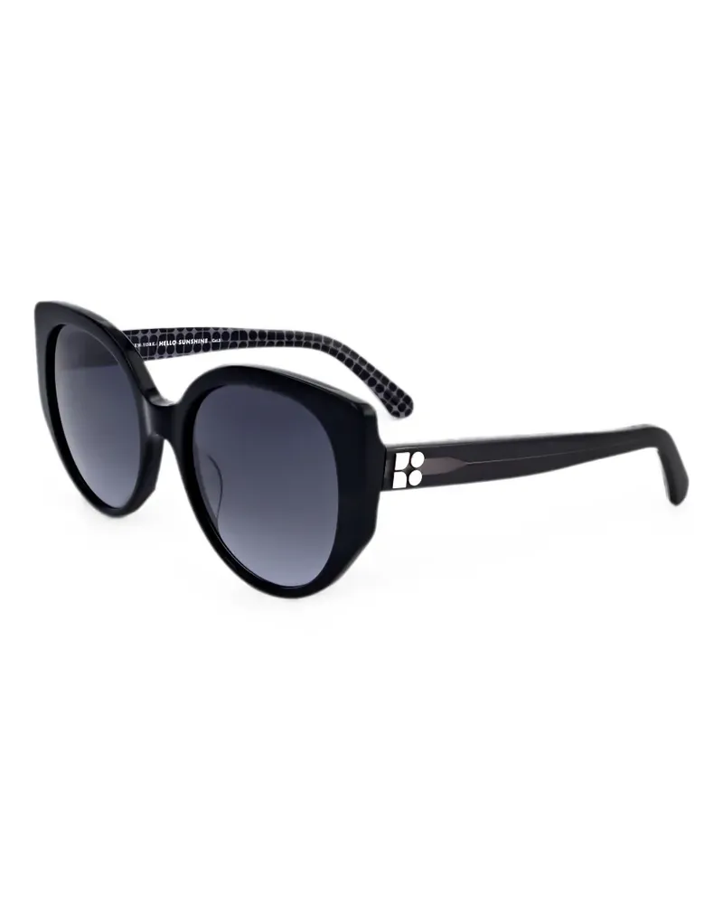Kate Spade Seraphina Cat-Eye-Sonnenbrille - Schwarz Schwarz