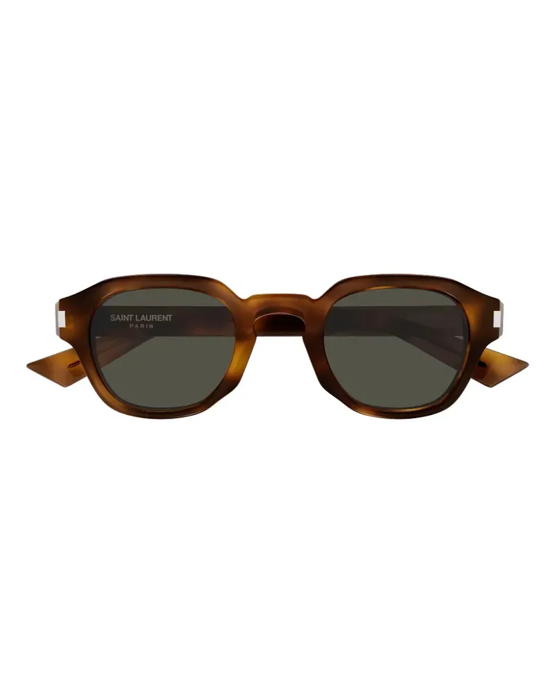 Saint Laurent SL 946 Sonnenbrille mit geometrischem Gestell - Braun Braun