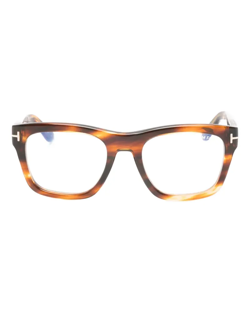Tom Ford Icon Brille mit eckigem Gestell - Braun Braun