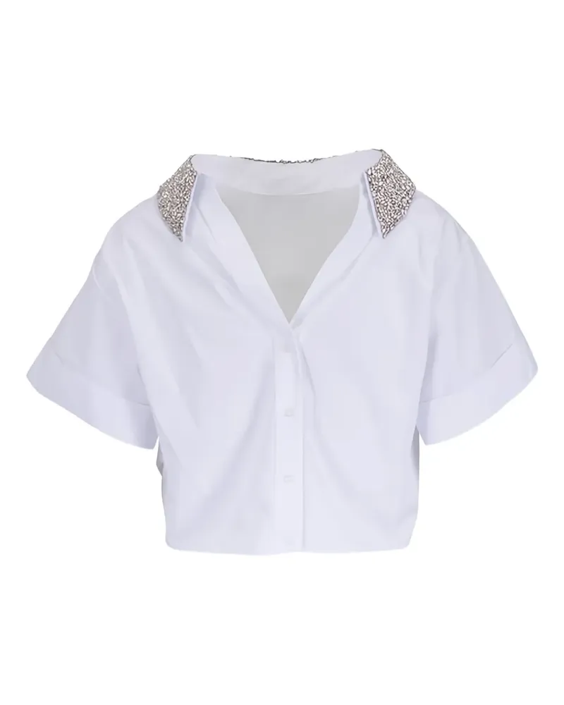 TWP Forever and Always embellished shirt - Weiß Weiß