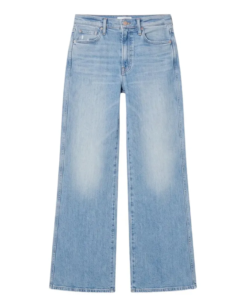 Mother faded wide-leg jeans - Blau Blau
