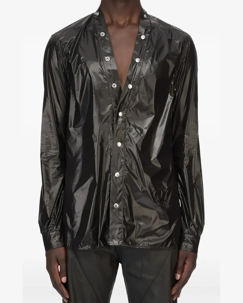Rick Owens buttoned shirt - Schwarz Schwarz