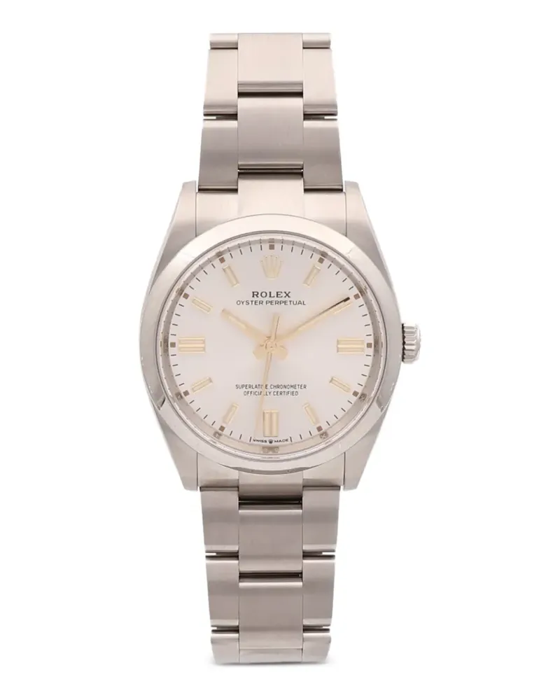 Rolex Oyster Perpetual Armbanduhr 36mm - Weiß Weiß