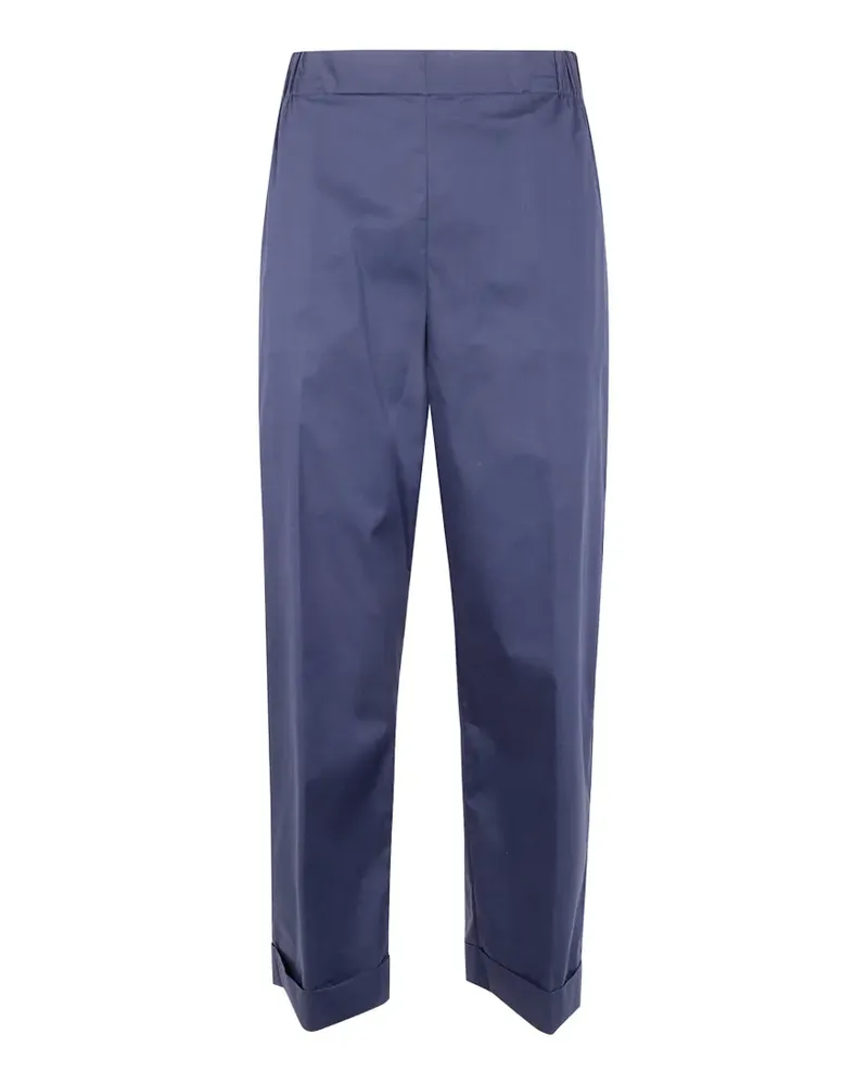 Liviana Conti turn-up tailored trousers - Blau Blau