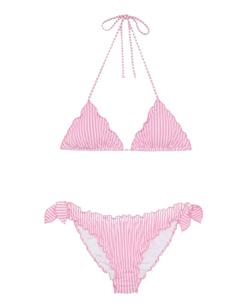 MC2 Saint Barth striped bikini - Rosa Rosa
