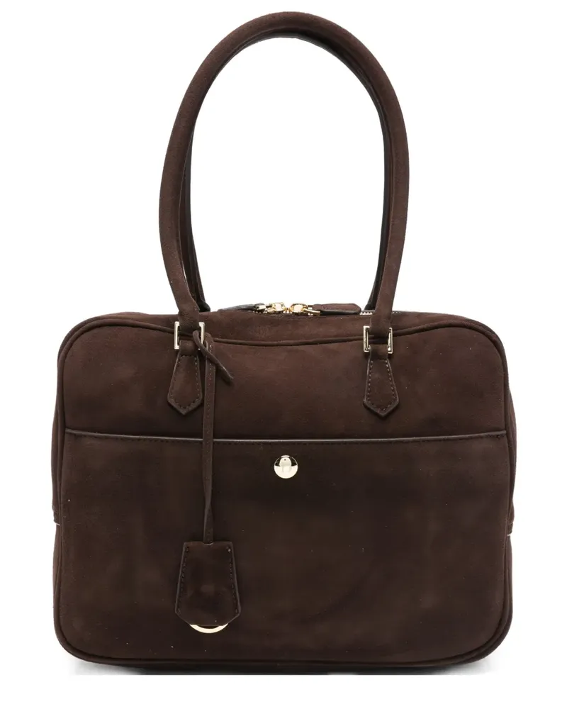 Dunst Shopper aus Wildleder - Braun Braun