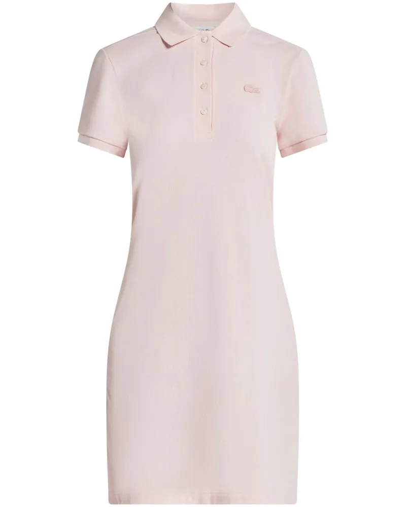 Lacoste Kleid aus Piqué - Rosa Rosa