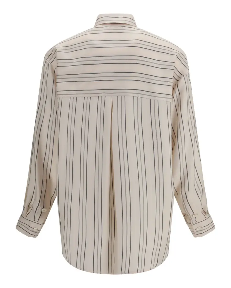Umit Benan Marghe striped shirt - Nude Nude