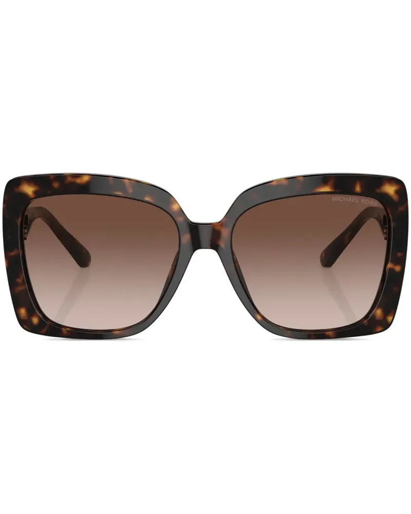 Michael Kors Nice Oversized-Sonnenbrille mit eckigem Gestell - Braun Braun