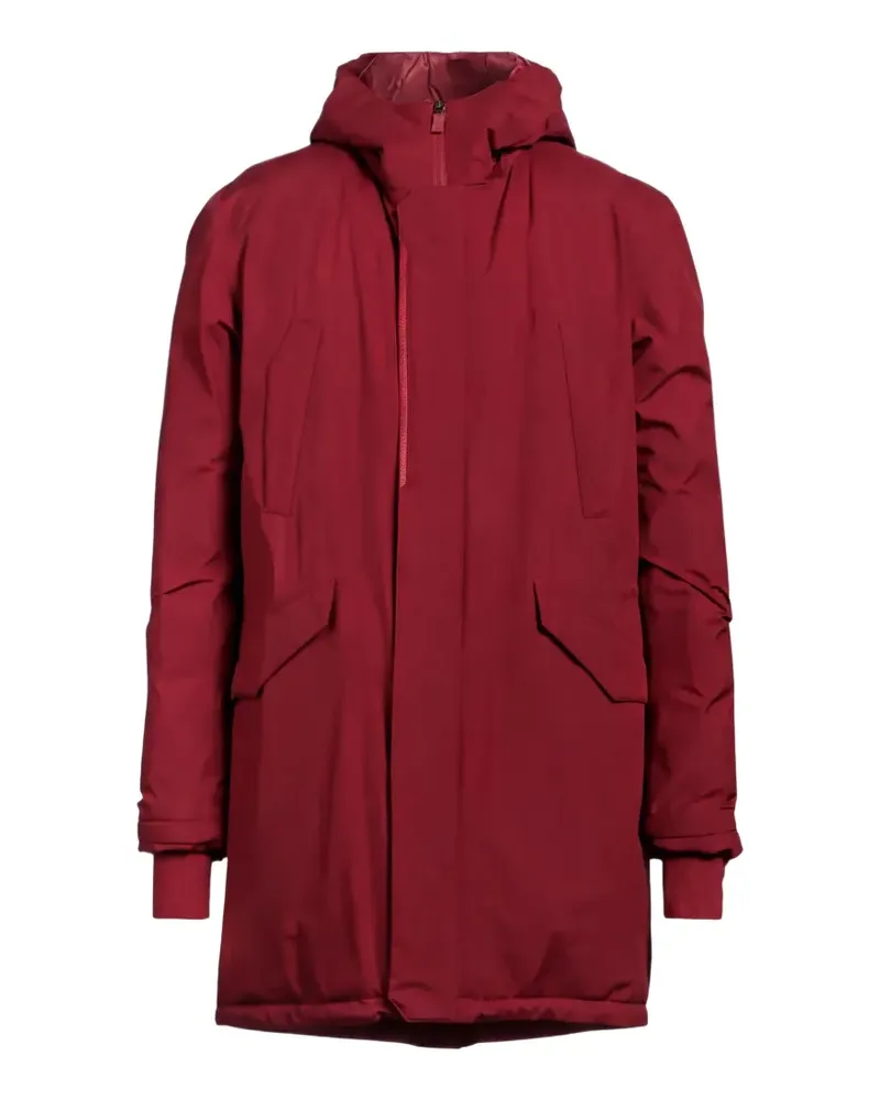 Herno zip-up hooded coat - Rot Rot