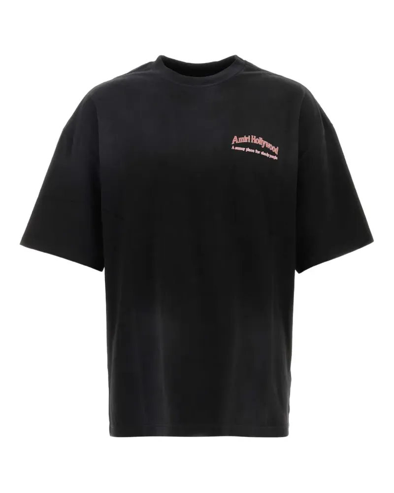 Amiri T-Shirt mit grafischem Print - Schwarz Schwarz