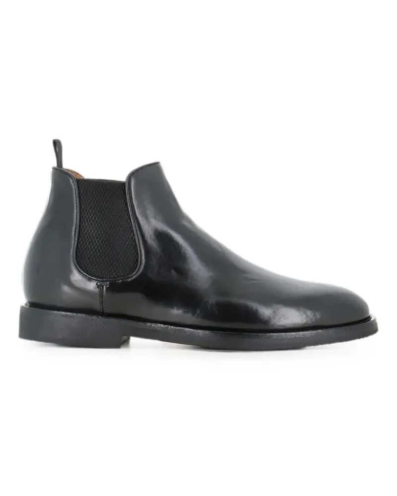 Officine Creative Italia leather Chelsea boots - Schwarz Schwarz