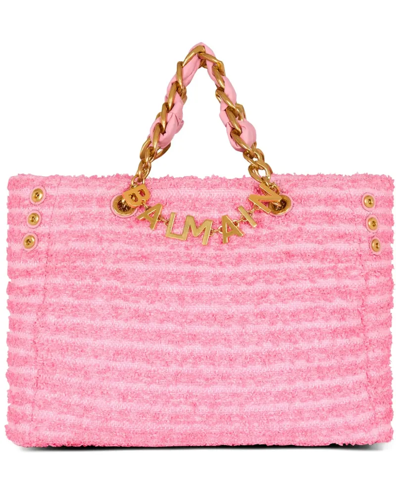 Balmain 1945 Soft Cabas Schultertasche - Rosa Rosa
