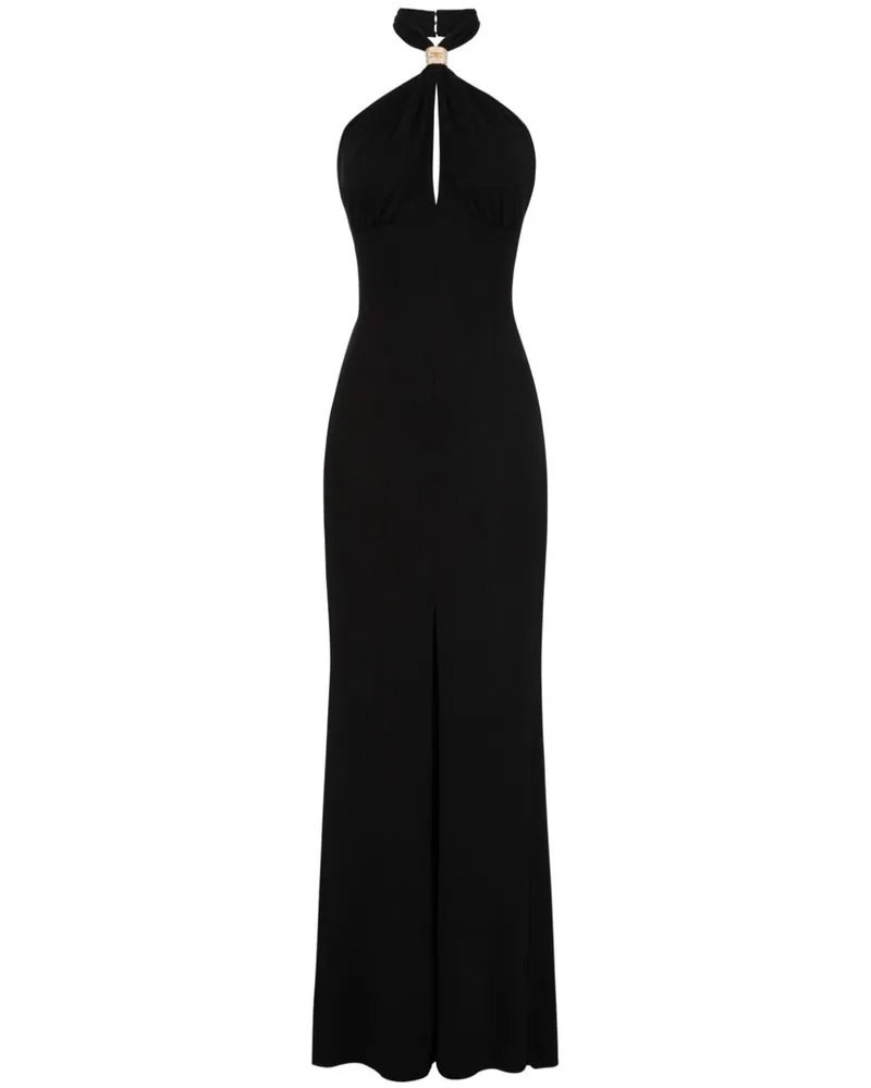 Elisabetta Franchi Abendkleid mit Drapierung - Schwarz Schwarz
