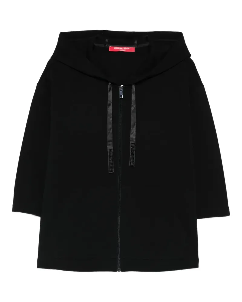 Marina Rinaldi Landa Kapuzenjacke mit Reißverschluss - Schwarz Schwarz