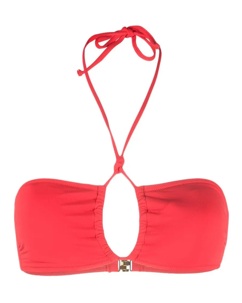Moschino Bikinioberteil mit Neckholder - Rot Rot