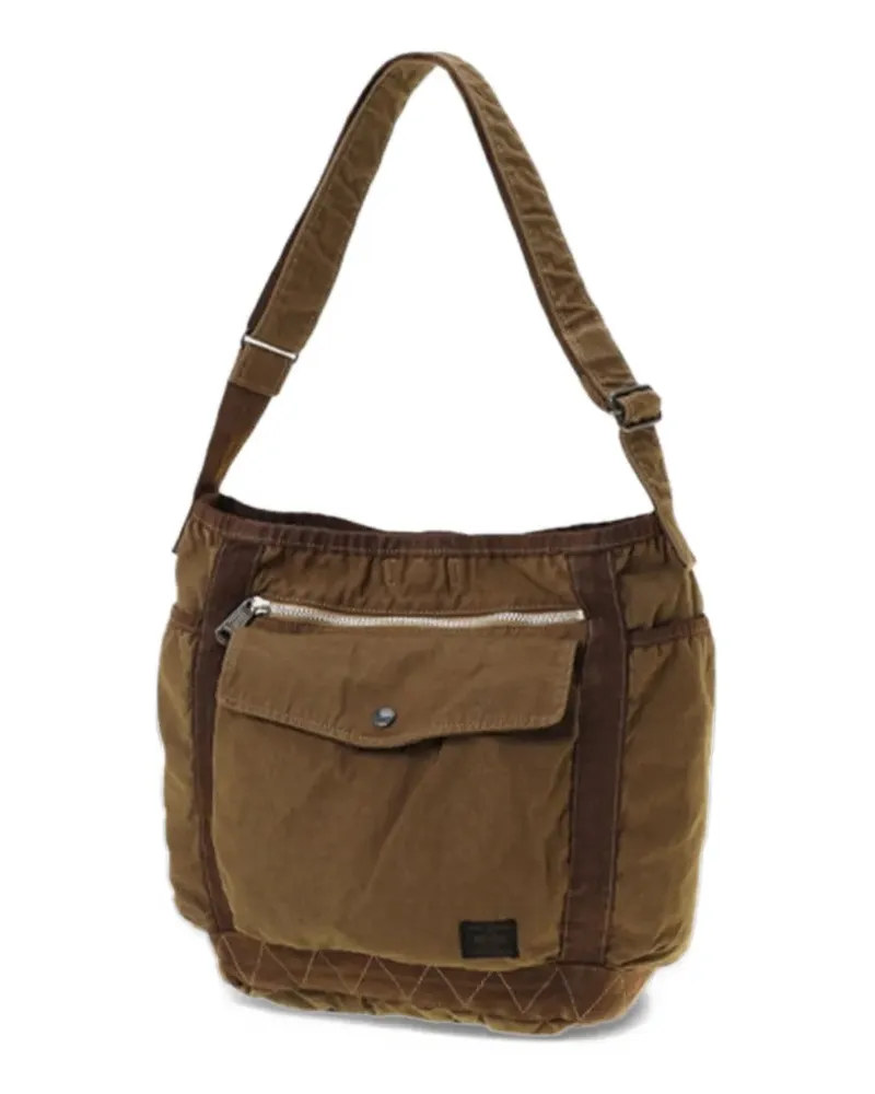 PORTER-YOSHIDA & CO Crag shoulder bag - Braun Braun