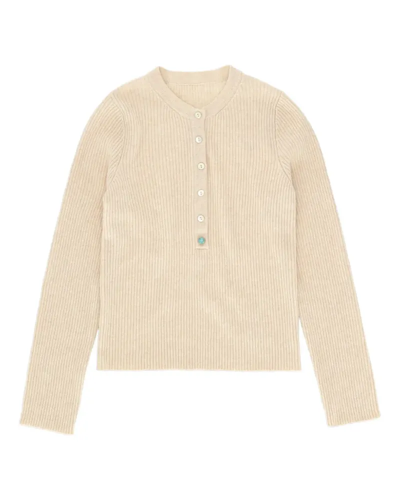 Fortela Lou Pullover aus geripptem Strick - Nude Nude