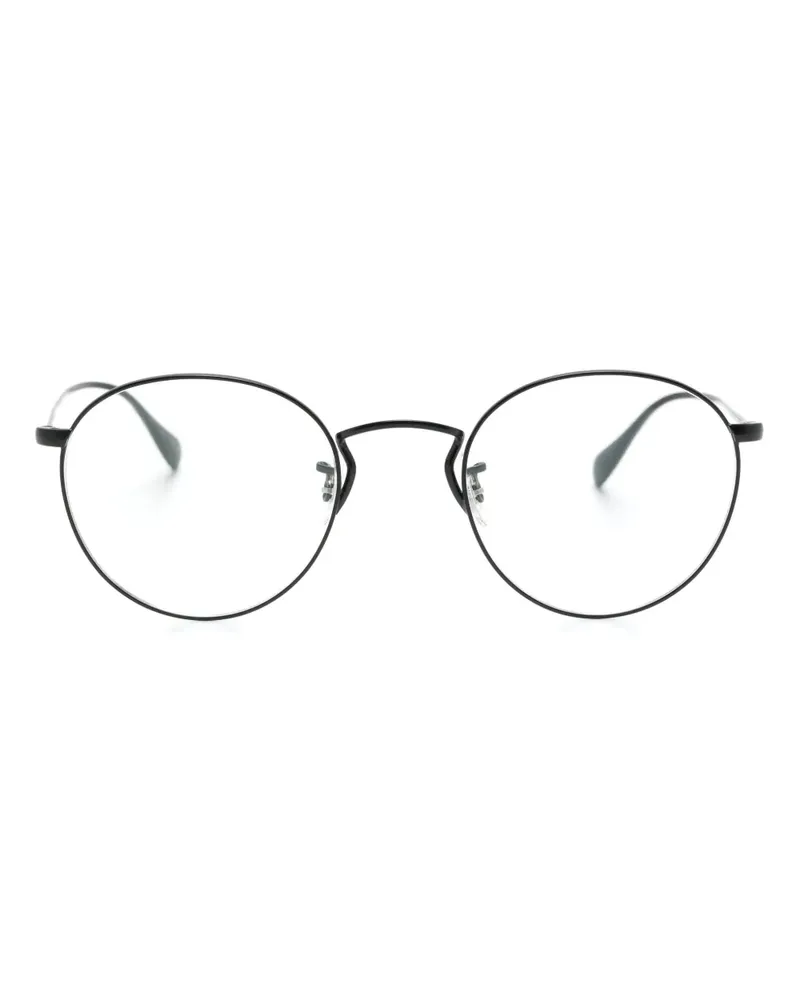 Oliver Peoples Artemio-R Brille im Panto-Design - Schwarz Schwarz