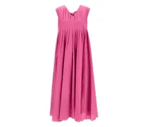 Midikleid mit Falten - Rosa