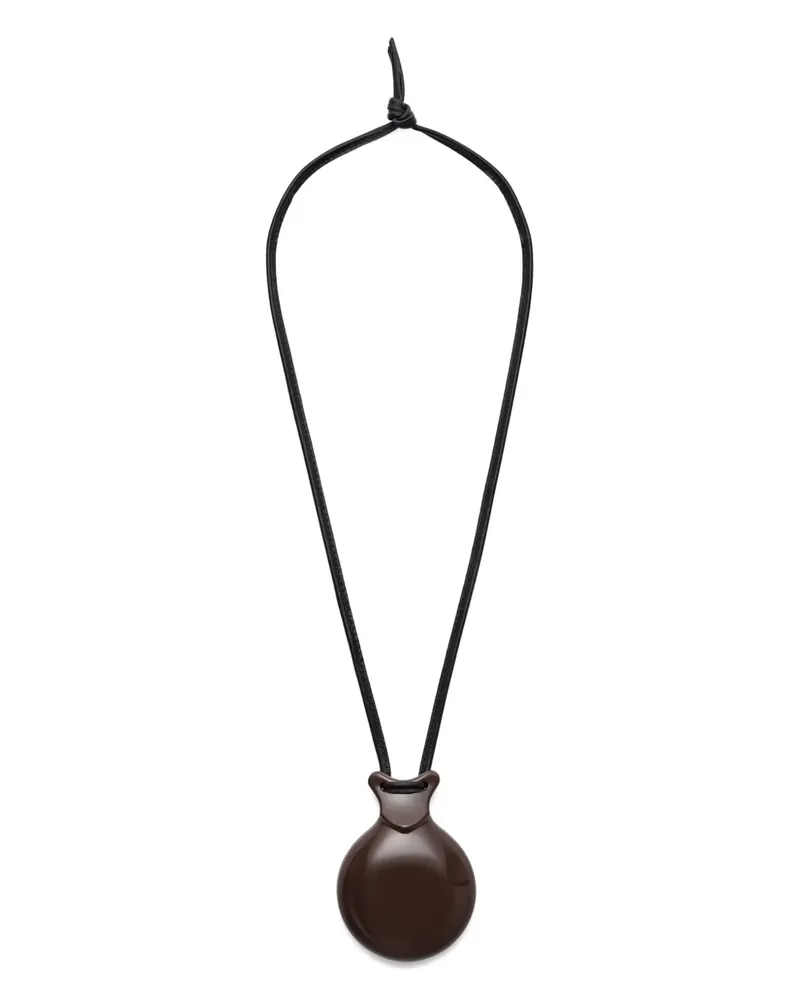 Christophe Lemaire Castanet Halskette - Braun Braun
