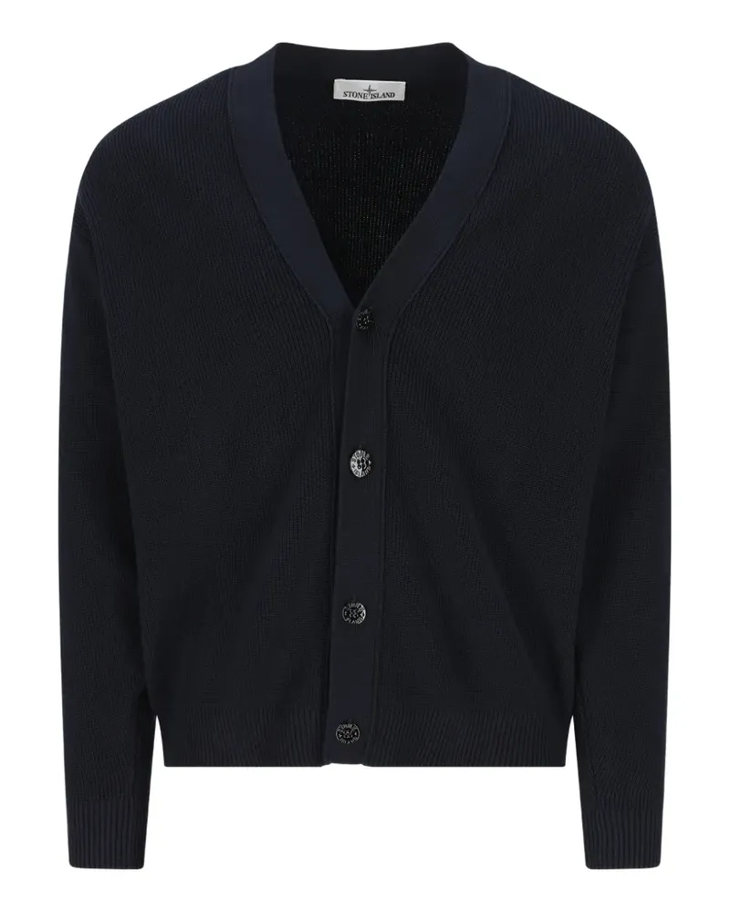 Stone Island Geknöpfter Cardigan - Blau Blau