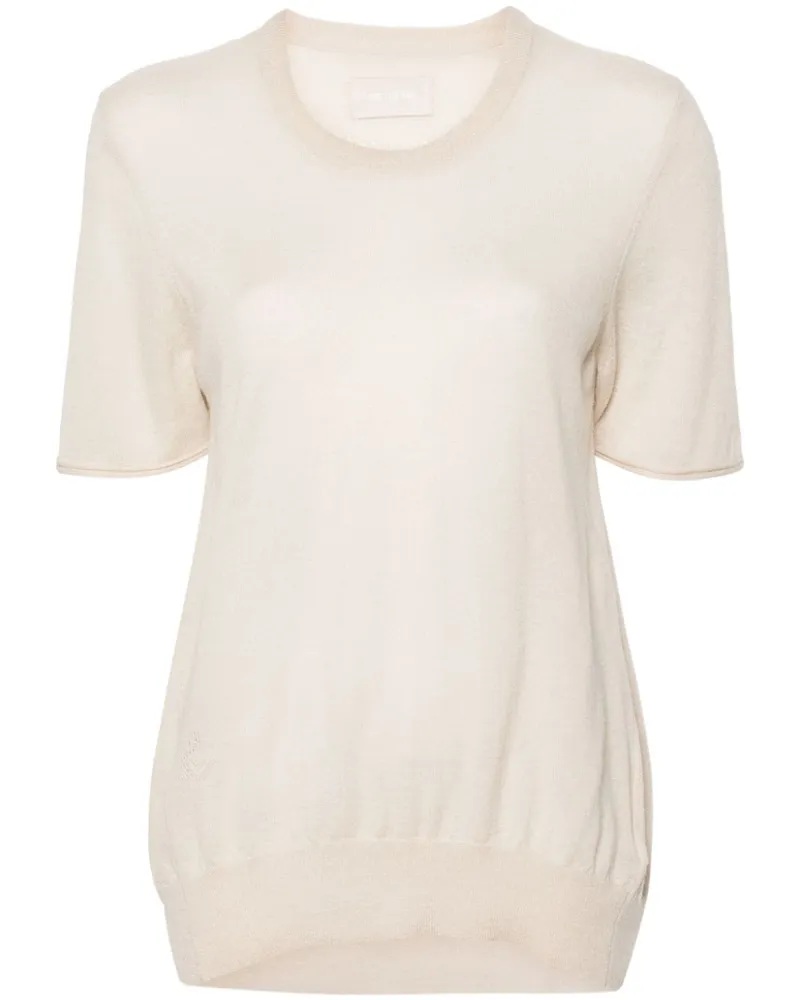 Zadig & Voltaire Kaschmirpullover mit perforierten Flügeln - Nude Nude