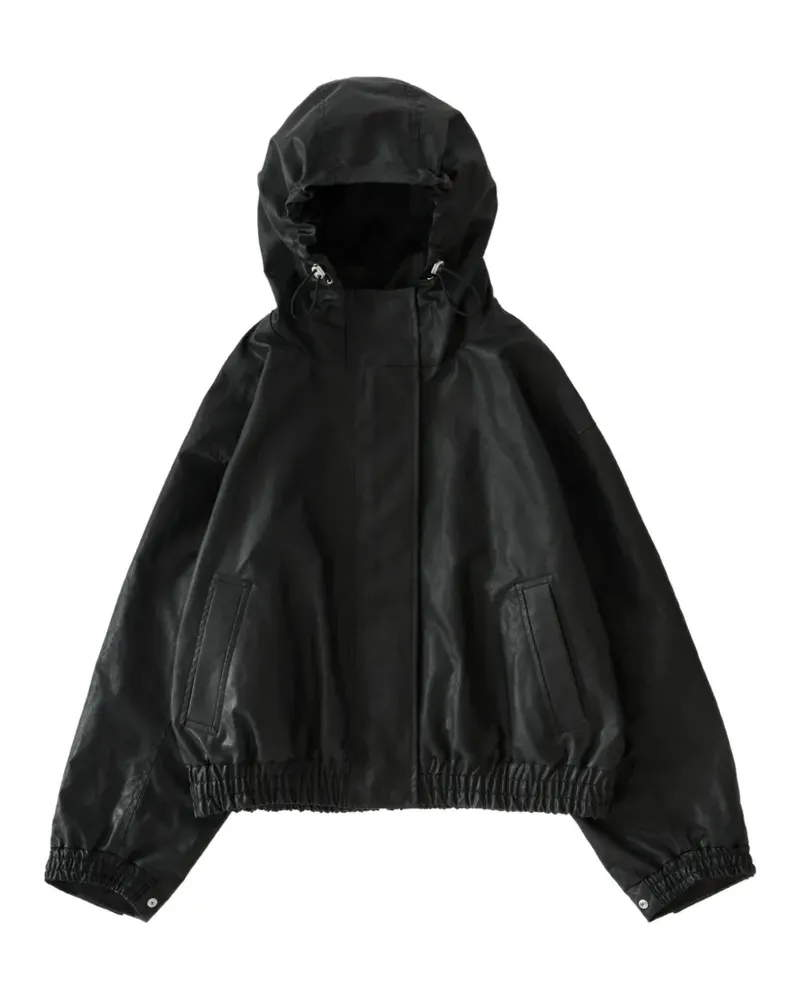 Studio Nicholson Cabot Kapuzenjacke - Schwarz Schwarz