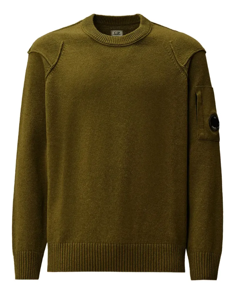 C.P. Company Pullover mit Ärmeltasche - Grün Grün