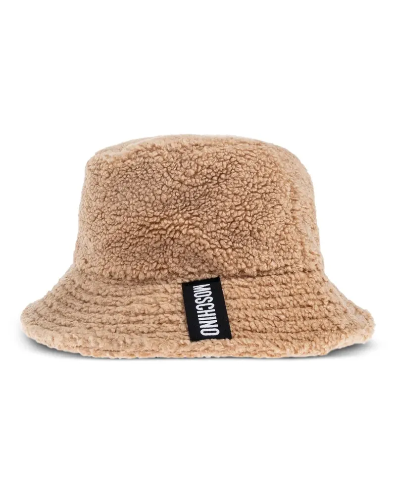 Moschino Fischerhut aus Plüsch - Nude Nude
