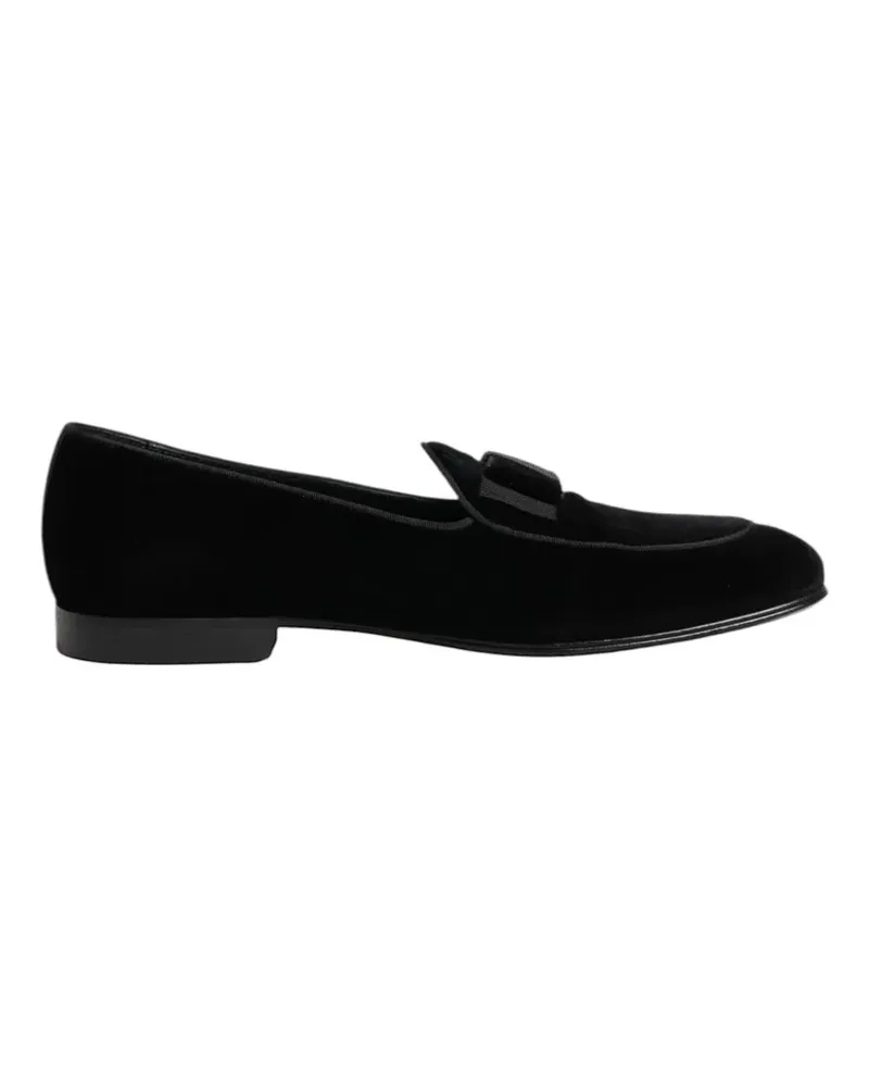 Dolce & Gabbana Loafer mit Schleifendetail - Schwarz Schwarz