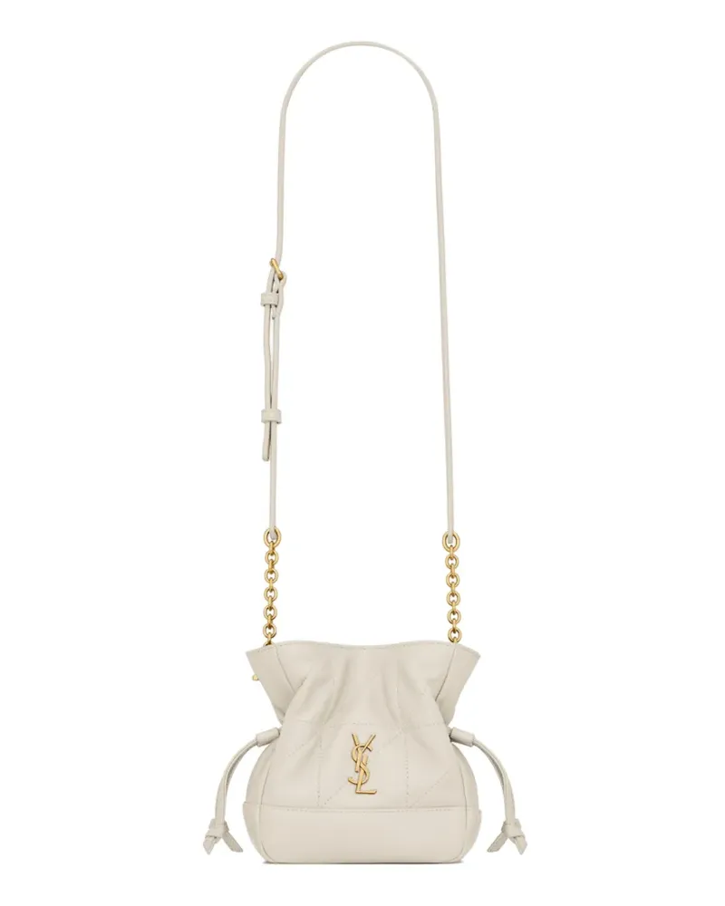 Saint Laurent mini Jamie bucket bag - Weiß Weiß