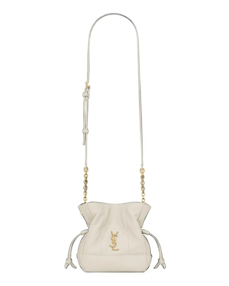 Saint Laurent Mini Jamie Beuteltasche - Weiß Weiß