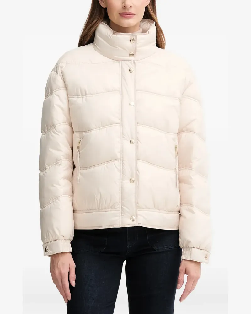 JOOP! Orkida quilted funnel-neck jacket - Weiß Weiß