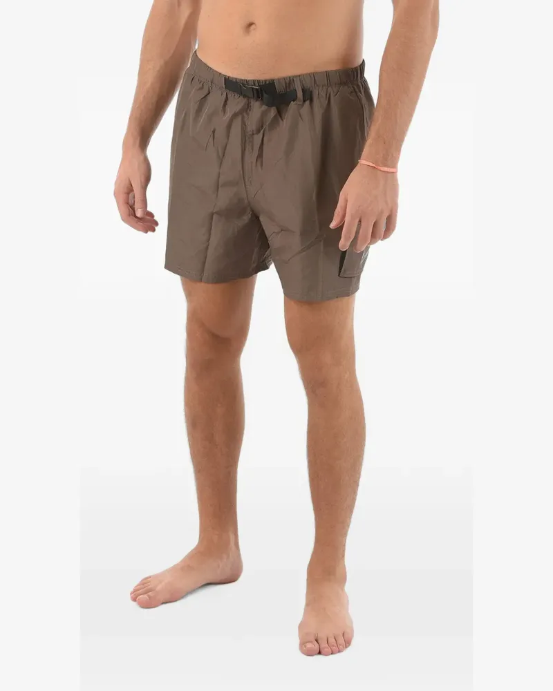 Nike Badeshorts mit Gürtel - Braun Braun