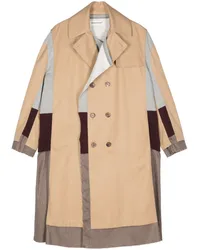 Undercover Trenchcoat mit gestrickten Einsätzen Braun