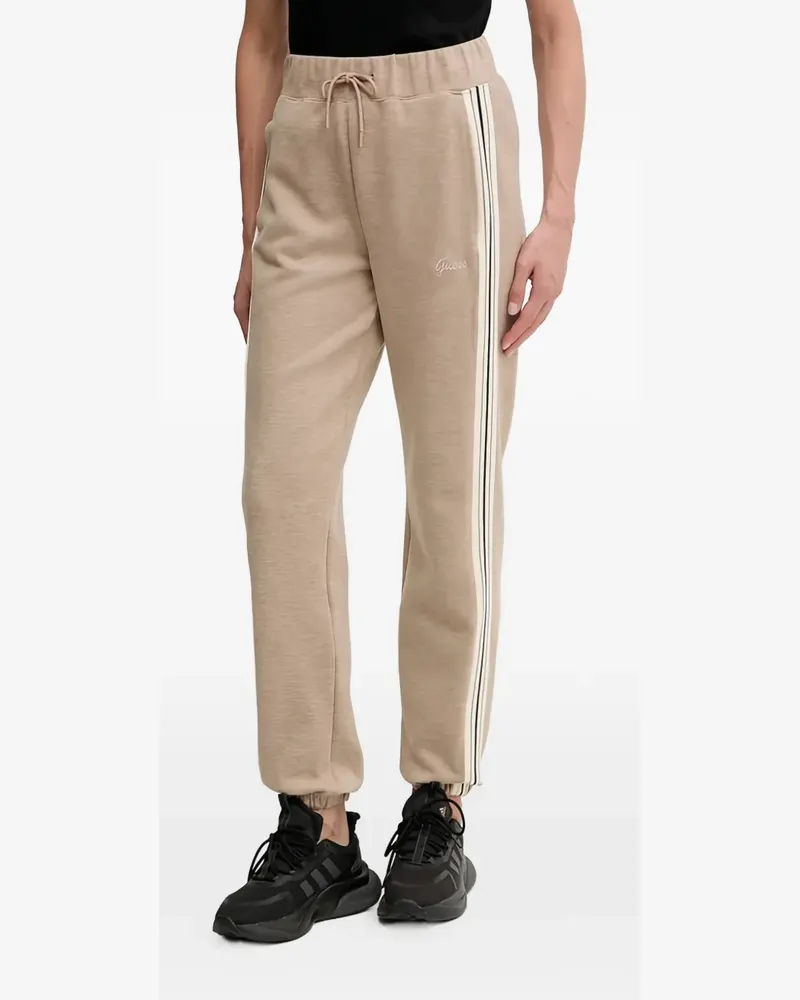 Guess stripe detail trousers - Nude Nude