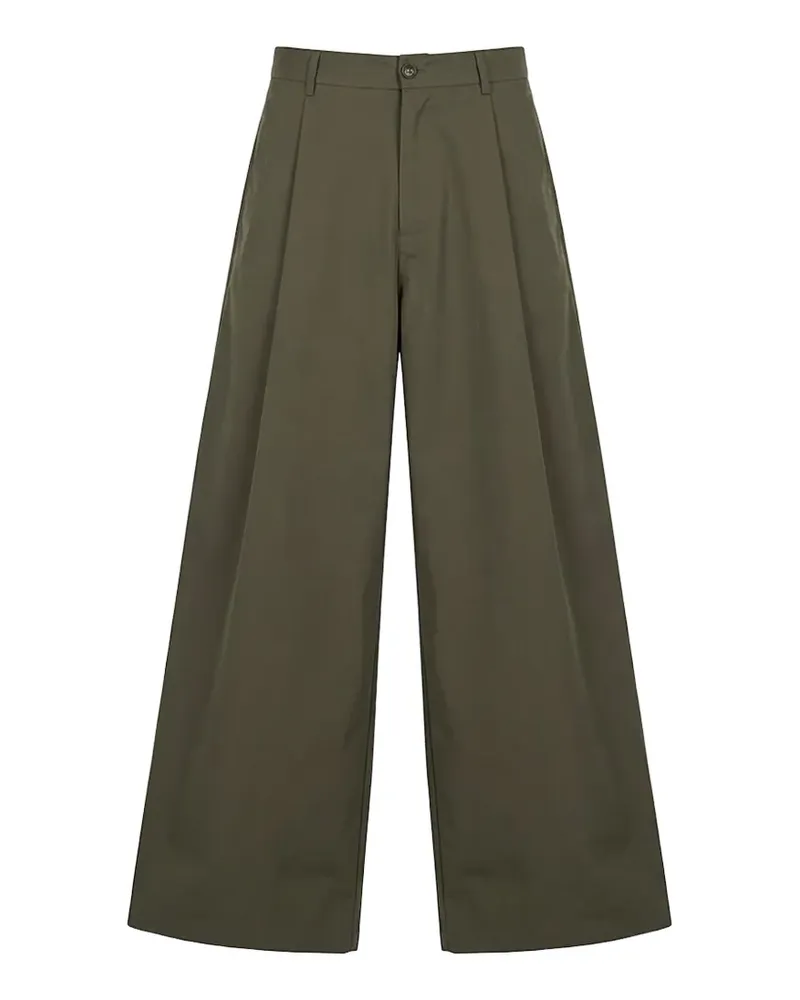 Société Anonyme Huko pleated wide-leg trousers - Grün Grün