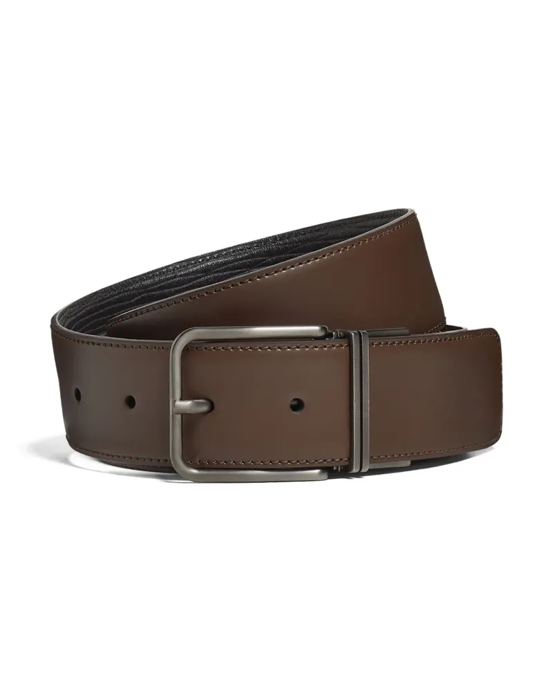 Ermenegildo Zegna Wendbarer Ledergürtel - Braun Braun