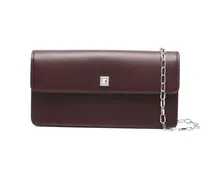 Busta Clutch aus Leder - Rot