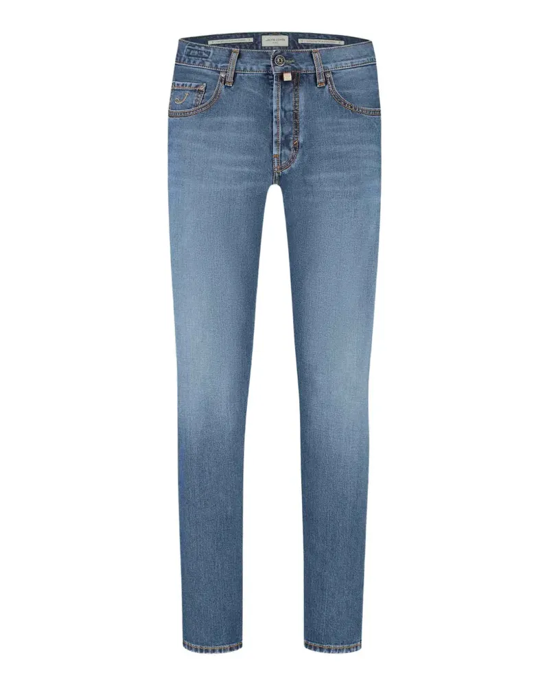 Jacob Cohën Klassische Slim-Fit-Jeans - Blau Blau
