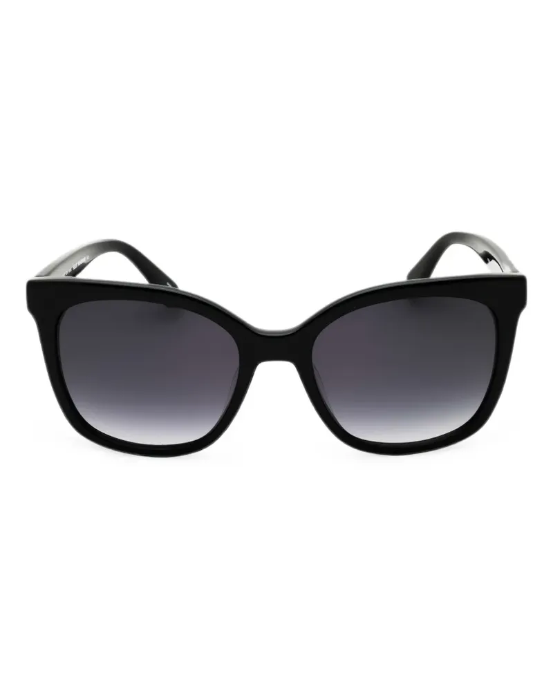 Kate Spade Kiya Sonnenbrille mit Oversized-Gestell - Schwarz Schwarz