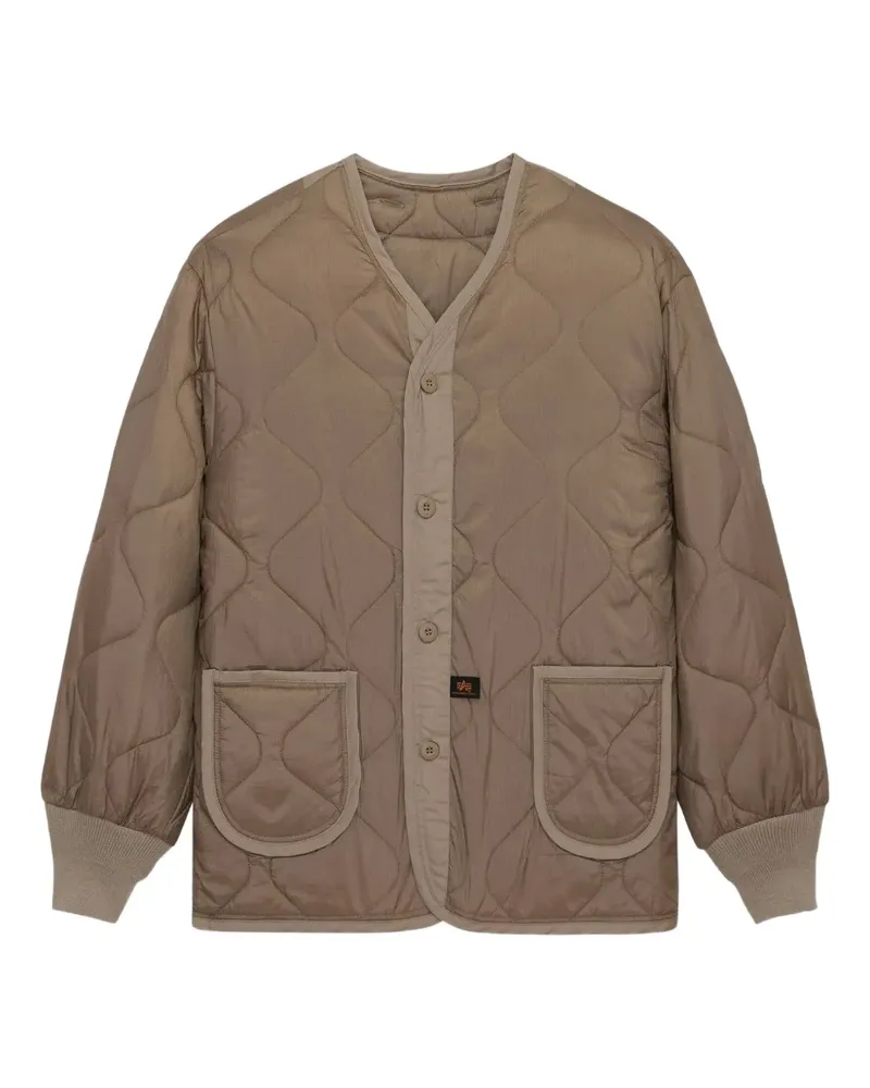 Alpha Industries ALS/92 onion-quilted jacket - Nude Nude