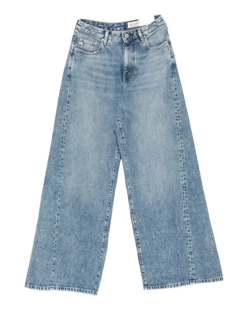 Adriano Goldschmied Helsinki logo-patch jeans - Blau Blau