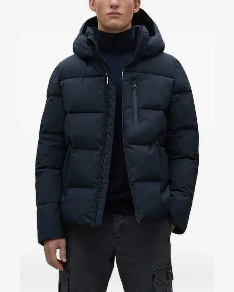 ECOALF Kapuzenjacke mit Reißverschluss - Blau Blau