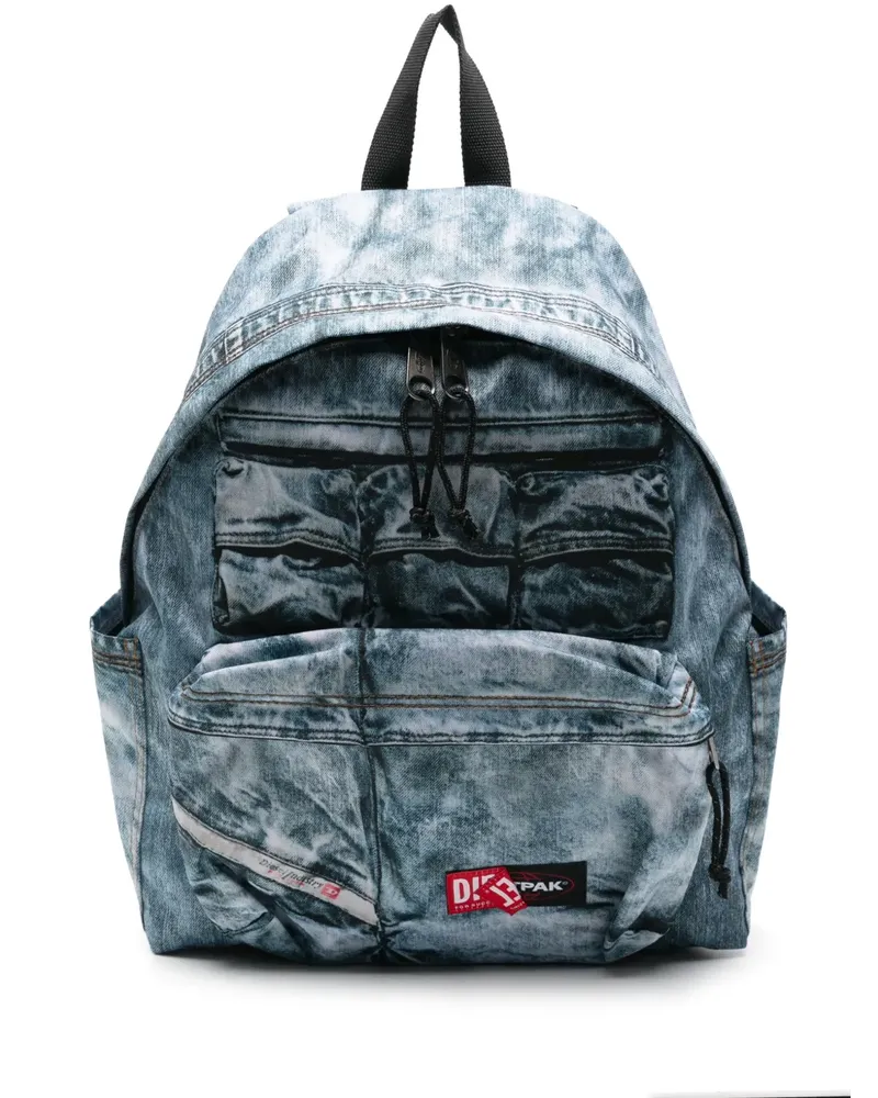 Eastpak x Diesel Rucksack in Jeansoptik - Blau Blau