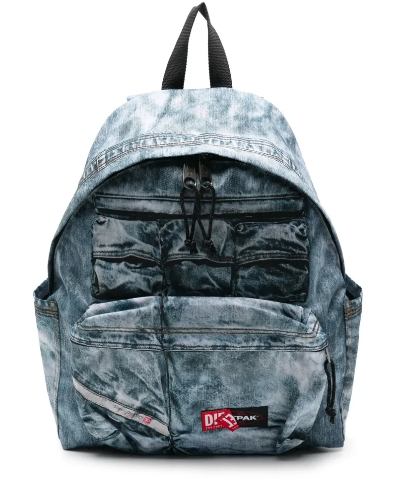 Eastpak x Diesel Rucksack in Jeansoptik - Blau Blau